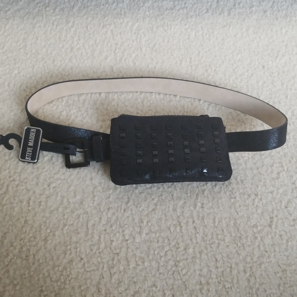 Black Fanny Pack Belt